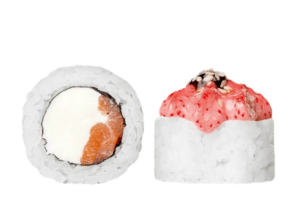 Ролл Лава с Лососем Запеченный