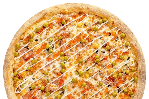 Заказать "Пицца Оливье 25см" с доставкой в Тамбове от ресторана Farfor Пицца Оливье